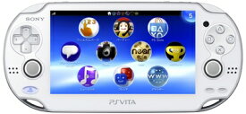 【中古】 PlayStation Vita (プレイステーション ヴィータ) Wi‐Fiモデル クリスタル・ホワイト (PCH-1000 ZA02)
