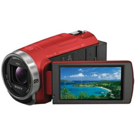 【中古】 ソニー ビデオカメラ Handycam HDR-CX680 光学30倍 内蔵メモリー64GB レッド HDR-CX680 R