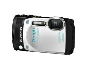 【中古】 OLYMPUS コンパクトデジタルカメラ STYLUS TG-870 Tough ホワイト 防水性能15m 180°可動式液晶 TG-870 WHT