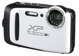 【中古】 FUJIFILM 防水カメラ XP130 ホワイト FX-XP130WH