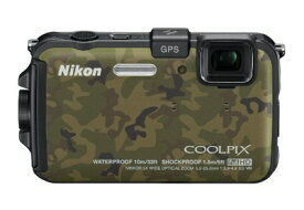 【中古】 Nikon デジタルカメラ COOLPIX (クールピクス) AW100 フォレストカムフラージュ AW100CM