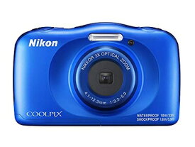【中古】 Nikon デジタルカメラ COOLPIX W150 防水 W150BL クールピクス ブルー