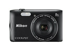 【中古】 Nikon デジタルカメラ COOLPIX A300 光学8倍ズーム 2005万画素 ブラック A300BK