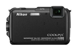 【中古】 Nikon デジタルカメラ COOLPIX AW110 防水18m 耐衝撃2m カーボンブラック AW110BK