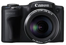 【中古】 Canon デジタルカメラ PowerShot SX500IS 約1600万画素 光学30倍ズーム ブラック PSSX500IS