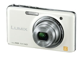 【中古】 パナソニック デジタルカメラ LUMIX FX77 リリーホワイト DMC-FX77-W