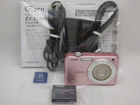 【中古】 CASIO デジタルカメラ EXILIM (エクシリム) ZOOM ピンク EX-Z1080PK