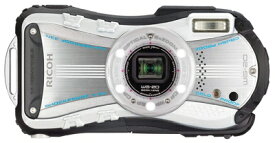 【中古】 RICOH 防水デジタルカメラ RICOH WG-20 ホワイト 防水10m耐ショック1.5m耐寒-10度 RICOH WG-20WH 08064