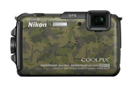 【中古】 Nikon デジタルカメラ COOLPIX AW110 防水18m 耐衝撃2m ディープカムフラージュ AW110DGR