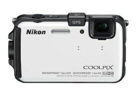 【中古】 Nikon デジタルカメラ COOLPIX (クールピクス) AW100 ナチュラルホワイト AW100WH
