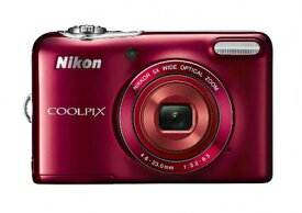 【中古】 Nikon デジタルカメラ COOLPIX L30 5倍ズーム 2005万画素 乾電池タイプ レッド L30RD