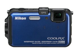 【中古】 Nikon デジタルカメラ COOLPIX (クールピクス) AW100 オーシャンブルー AW100BL