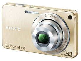 【中古】 ソニー SONY デジタルカメラ Cybershot W350 ゴールド DSC-W350/N
