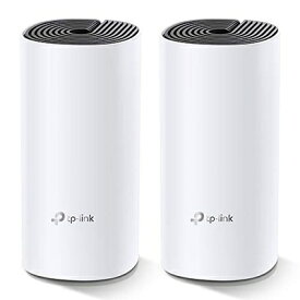 【中古】 TP-Link メッシュ Wi-Fi システム 無線LAN AC1200 867 + 300 Mbps デュアルバンド 中継器 Deco M4 2ユニット ホワイト