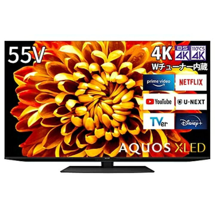 楽天市場】【中古】 シャープ 55V型 4K テレビ AQUOS XLED 4TC55DP1 