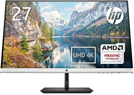 【中古】 HP モニター 27インチ 4K ディスプレイ 解像度3840x2160 非光沢 IPSパネル 超薄型 省スペース HP 27f 4K （型番：5ZP65AA-AAAK）