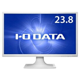 【中古】 I-O DATA 23.8型液晶ディスプレイ ホワイト LCD-MF244EDSW