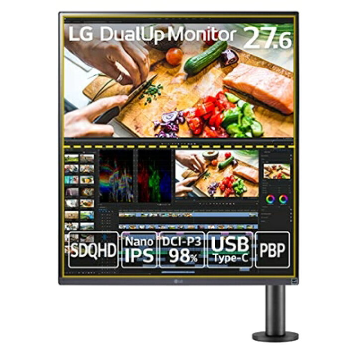 楽天市場】【中古】 LG デュアルアップ モニター 28MQ780-B 27.6インチ 