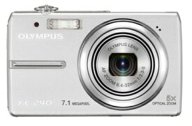 【中古】 OLYMPUS デジタルカメラ CAMEDIA (キャメディア) FE-240 シルバー