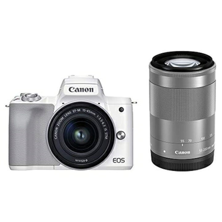 楽天市場】【中古】 Canon ミラーレス一眼カメラ EOS Kiss M2 ダブル 