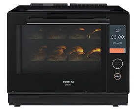 【中古】 東芝(TOSHIBA) 過熱水蒸気オーブンレンジ 30L 石窯ドーム 350℃ 2段調理 ER-XD7000(K) グランブラック フラットテーブル