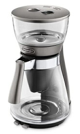 【中古】 De'Longhi (デロンギ) ドリップコーヒーメーカー クレシドラ ICM17270J レギュラーコーヒー ECBC認証 10杯用 アイスコーヒーモード搭載 砂時計フォルム [シルバー] デロンギファミリー登録で保証