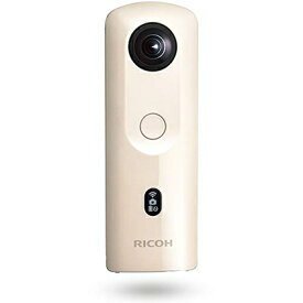 【中古】 RICOH THETA SC2 BEIGE ベージュ 360度全天球カメラ 360°手振れ補正機能搭載 4K動画 進化したHDR合成機能 (THETA SC比 2.4倍の処理速度アップ、最新のアルゴリズムにより室内の撮影でよりナチュラルな絵作り) 高速WiFi転送 精度の高い自然なスティッチン