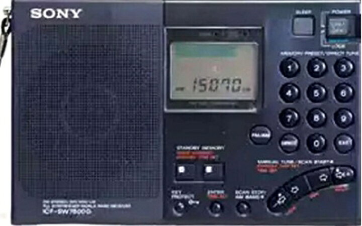 楽天市場】【中古】 sony 超高感度ポータブル短波ラジオ ICF-SW7600G 