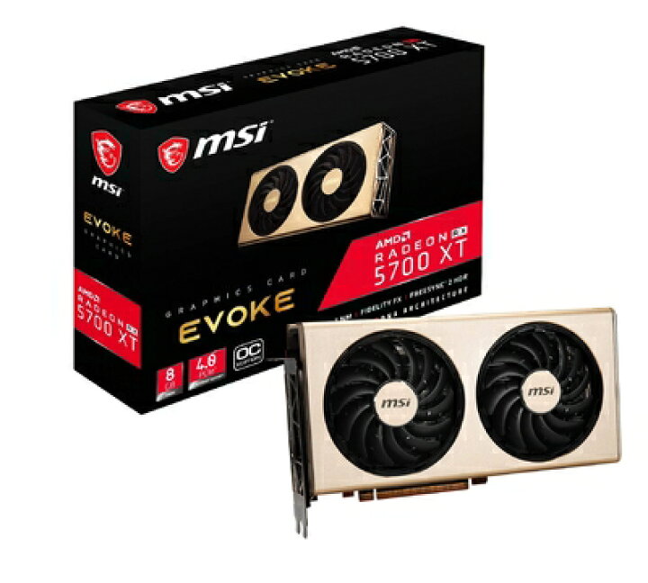 楽天市場】【中古】 MSI Radeon RX 5700 XT EVOKE OC グラフィックス 