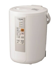 【中古】 象印 加湿器 木造:8畳/プレハブ洋室:13畳 スチーム式 フィルター不要 ホワイト EE-RM50-WA