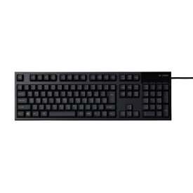 【中古】 東プレ REALFORCE R2 日本語108配列 静電容量無接点方式 USBキーボード 荷重45g レーザー刻印 かな表記なし ブラック R2-JP4-BK