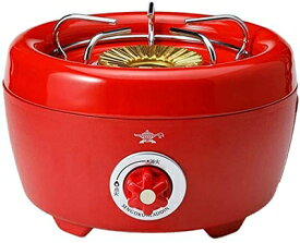 【中古】 Aladdin アラジン ポータブルガスカセットコンロ ヒバリン レッド SAG-HB01 R