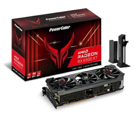 【中古】 Power Color AMD Radeon RX6900XT搭載 グラフィックボード GDDR6 16GB 【品】 AXRX 6900XT 16GBD6-3DHE/OC