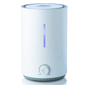 【中古】 加湿器 超音波加湿器 6畳用 上から給水 大容量 4.5L オフィス おしゃれ 超音波式加湿器 上部給水式 アロマ加湿器 静音 省エネ 節電 無段階調整 MAXZEN KS-MX401-W