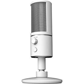 【中古】 Razer Seiren X USB コンデンサーマイク ストリーミング 実況 配信 Mercury White 単一指向性 USB PC Windows10 PS5 PS4 白 RZ19-02290400-R3M1
