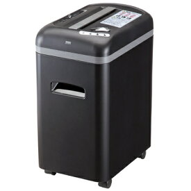 【中古】 サンワダイレクト 業務用 電動シュレッダー 極小3×9mmカット 静音 A4/6枚 CD/DVD/カード/ホッチキス対応 400-PSD008