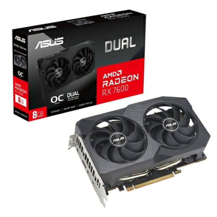 楽天市場】【中古】 ASUS AMD Dual Radeon RX 7600 OC Edition 8GB 