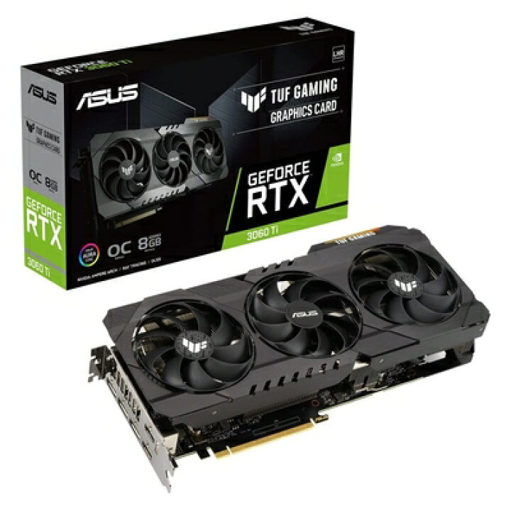 楽天市場】【中古】 ASUS NVIDIA GeForce RTX 3060 TI OC Edition 8GB 