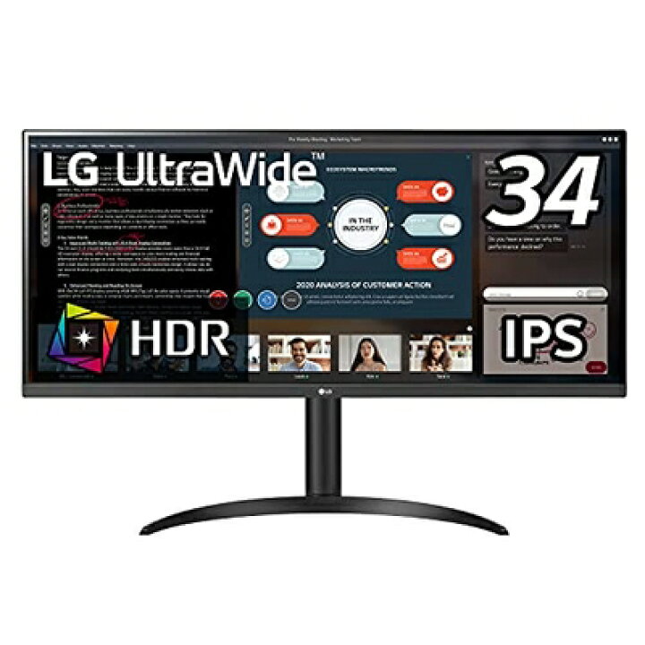 楽天市場】【中古】 LG モニター ディスプレイ 34WP550-B 34インチ/21 