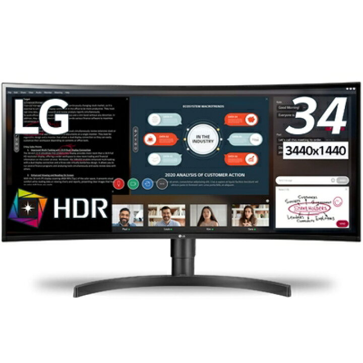 楽天市場】【中古】 LG モニター ディスプレイ 34WL75C-B 34インチ 