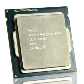 【中古】 Intel Xeon E3-1245V3 Haswell 3.4GHz 8MB L3 キャッシュ LGA 1150 84W クアッドコアサーバープロセッサー