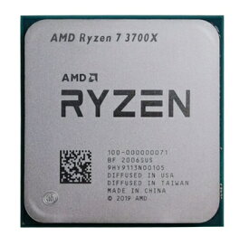 【中古】 Hegem AMD Ryzen 7 3700X R7 3700X 3.6 GHz 8 コア 16 スレッド CPU プロセッサ 65W 7NM L3=32M 100-000000071 ソケット AM4 ファンなし