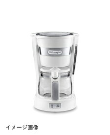 【新古品】 デロンギ(DeLonghi) ドリップコーヒーメーカー 0.65L ホワイト アクティブシリーズ ICM14011J-W