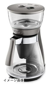 【新古品】 De'Longhi (デロンギ) ドリップコーヒーメーカー クレシドラ ICM17270J レギュラーコーヒー ECBC認証 10杯用 アイスコーヒーモード搭載 砂時計フォルム [シルバー] デロンギファミリー登録で