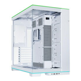 【中古】（新古品） LIANLI E-ATX対応ミドルタワーPCケース O11D EVO RGB White リバーシブルデザイン E-ATX(幅280mm以下) / ATX/Micro ATX/Mini-ITX規格対応 RGBストリップ標準搭載 420mmラジエーター搭載可能 日本品