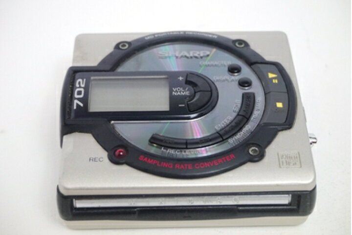 楽天市場】【中古】 SHARP シャープ MD-MS702-H シルバー ポータブルMD 