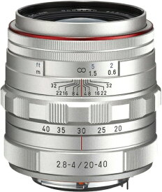 【中古】（新古品） ペンタックス HD PENTAX-DA 20-40mmF2.8-4ED Limited DC WR シルバー 標準ズームレンズ 【APS-Cサイズ用】【高品位リミテッドレンズ・アルミ削り出しボディ】【高精細な描写】【高性能 HDコーティング】【高速AF・DCモーター搭載】【防滴構造】