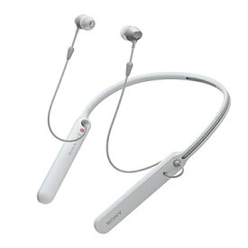 【中古】（新古品） ソニー ワイヤレスイヤホン WI-C400 : Bluetooth対応 最大20時間連続再生 カナル型 マイク付き 2017年モデル ホワイト WI-C400 W