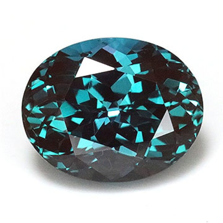 合成アレキサンドライト 浅い ルース(6.9ct)・再結晶