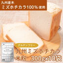 〔送料込〕 九州 ミズホチカラ 米粉 300g×10袋| グルテンフリー 粉 ミズホノチカラ 九州産 国産 国内産 ホームベーカ…